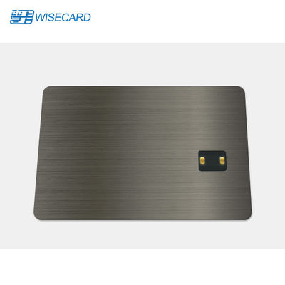 Matt Surface NFC Metal Cards For Club Visiting Digital Signature Authentication