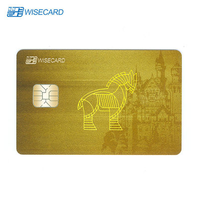 85X54mm Printable Metal Visa Credit Cards WCT Metal Credit Visa Card