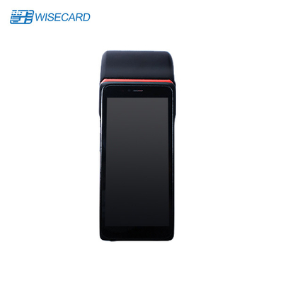 NFC اندروید POS وای فای 4G بانک سیاه با باتری 5000mAh و حافظه 8GB