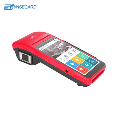 POS بیومتریک 4G Wifi هوشمند با صفحه لمسی خواننده اثر انگشت