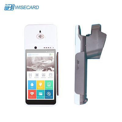 اندروید 7.0 پایانه بیومتریک POS ، دستگاه POS قابل حمل با چاپگر داخلی