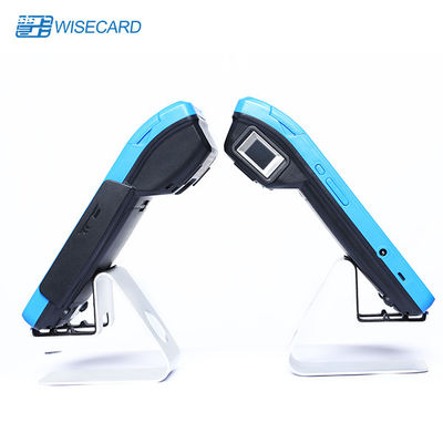 بی سیم هوشمند 4G / WIFI / BT GPRS NFC صفحه لمسی دستی EFT Android POS ترمینال با اثر انگشت