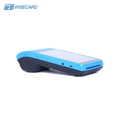 4 PSAM 5800mAh دستی Pos Machine MTK MT8735 با چاپگر کاغذی
