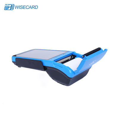 4 PSAM 5800mAh 4G Mobile POS Terminal PCI 5.0 با چاپگر حرارتی