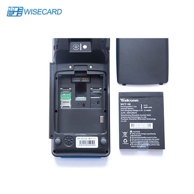 NFC 13.56 مگاهرتز MTK MT8735 دستی POS دستگاه 5.5 اینچ POS چاپگر حرارتی