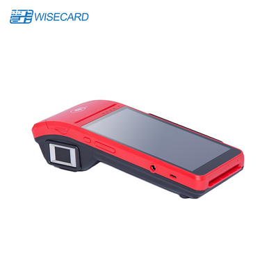 PCI Biometric Handheld POS دوربین دوگانه ISM 2.4GHz
