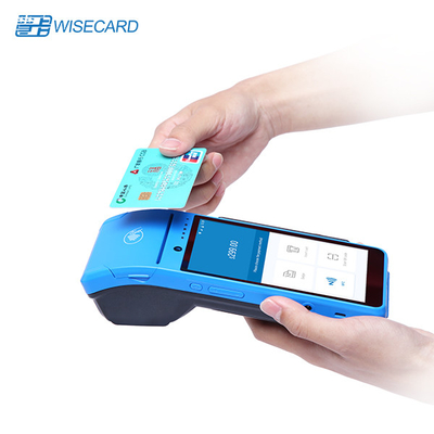 PBOC EMV 5M Pixel Touch Screen POS ترمینال PCI 5800mAh دستی