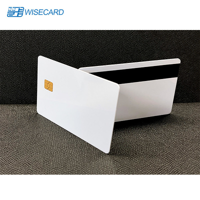 SLE4442 Pearl Chip Blank Magstripe Cards W HiCo 2 Silver Magstripe