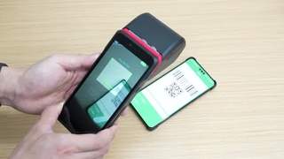 نمایش عملیات پرداخت ایمن دستگاه POS Wisecard T80N